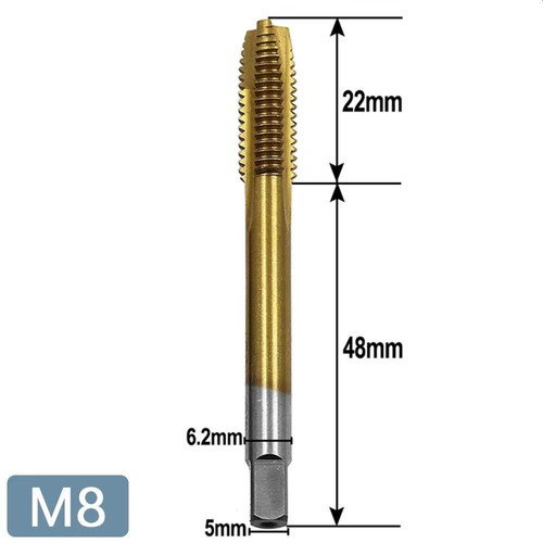 Gewindeschneider neu titan - m8,